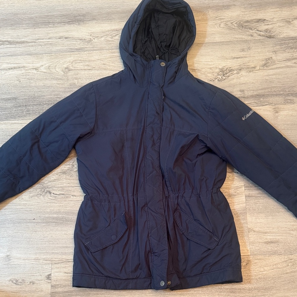 Columbia Dark Blue Hooded Jacket